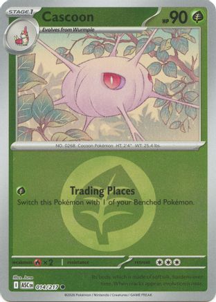 Cascoon (Energy Symbol Pattern) 014  - Reverse Holofoil ME Ascended Heroes