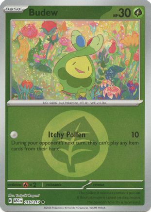 Budew 016/217  - Reverse Holofoil ME Ascended Heroes