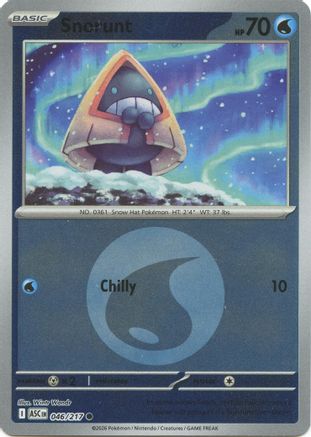Snorunt 046/217  - Reverse Holofoil ME Ascended Heroes