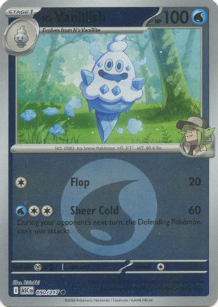 N's Vanillish (Energy Symbol Pattern) 050  - Reverse Holofoil ME Ascended Heroes