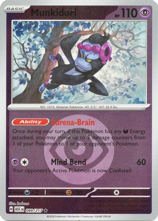 Munkidori (Energy Symbol Pattern) 099  - Reverse Holofoil ME Ascended Heroes