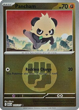 Pancham (Energy Symbol Pattern) 115  - Reverse Holofoil ME Ascended Heroes