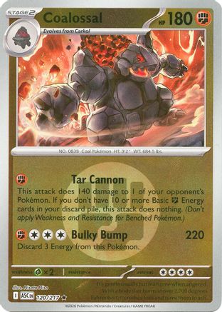 Coalossal (Energy Symbol Pattern) 120  - Reverse Holofoil ME Ascended Heroes