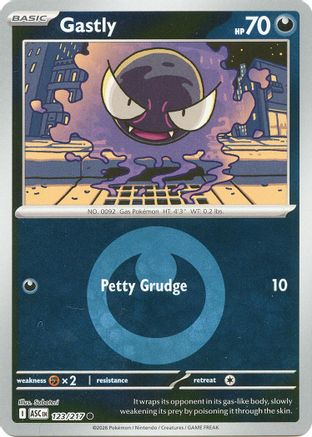 Gastly (Energy Symbol Pattern) 123  - Reverse Holofoil ME Ascended Heroes