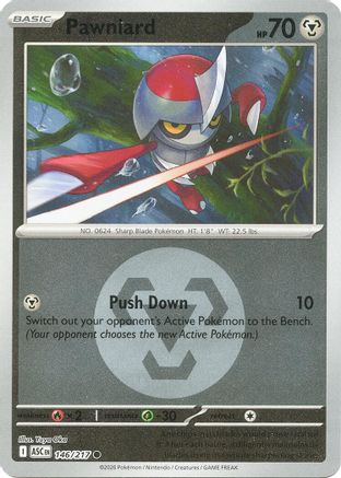 Pawniard (Energy Symbol Pattern) 146  - Reverse Holofoil ME Ascended Heroes