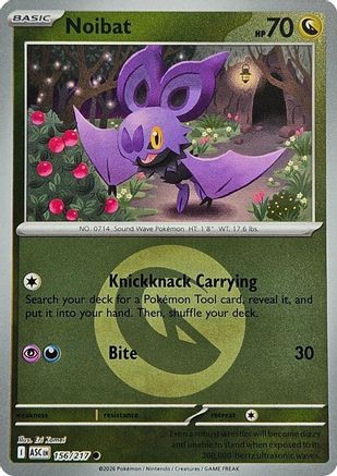 Noibat (Energy Symbol Pattern) 156  - Reverse Holofoil ME Ascended Heroes
