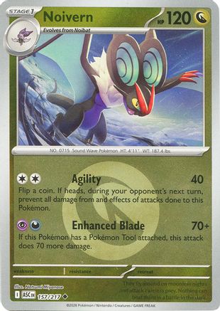 Noivern (Energy Symbol Pattern) 157  - Reverse Holofoil ME Ascended Heroes