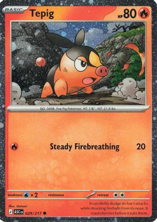 Tepig 029/217  - Holofoil Miscellaneous Cards & Products