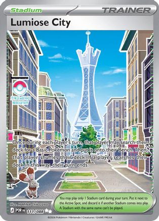 Lumiose City 111/088  - Holofoil ME03 Perfect Order