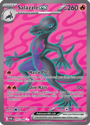 Salazzle ex 101/088  - Holofoil ME03 Perfect Order