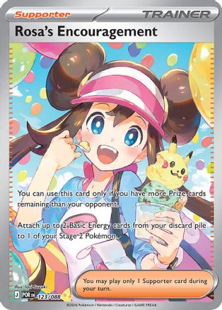 Rosa's Encouragement 123/088  - Holofoil ME03 Perfect Order