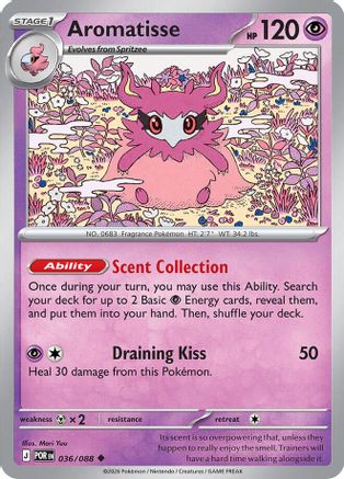 Aromatisse 036  - Reverse Holofoil ME03 Perfect Order