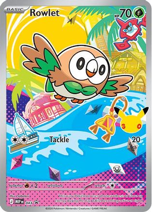 Rowlet 043  - Holofoil ME Mega Evolution Promo