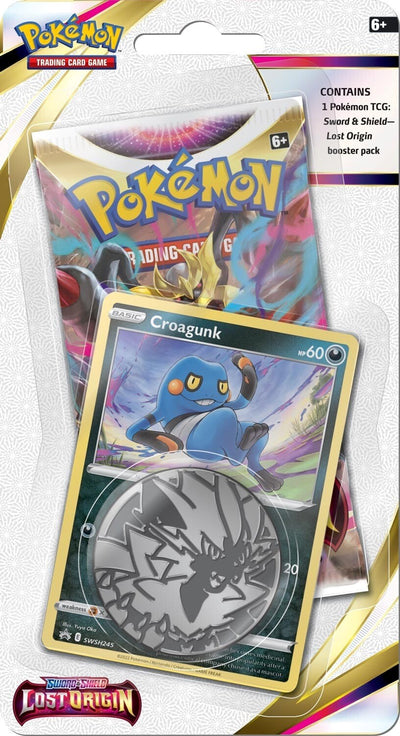 Pokemon Sword & Shield: Lost Origin - Single Pack Blister (Croagunk)
