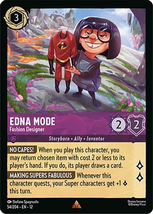 Edna Mode - Fashion Designer (54/204) - Wilds Unknown