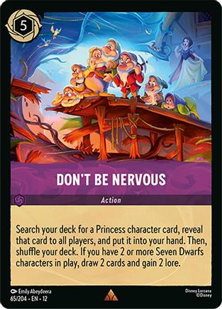 Don't Be Nervous (65/204) - Wilds Unknown Cold Foil