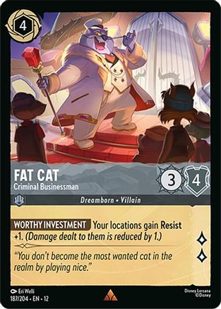 Fat Cat - Criminal Businessman (187/204) - Wilds Unknown Cold Foil