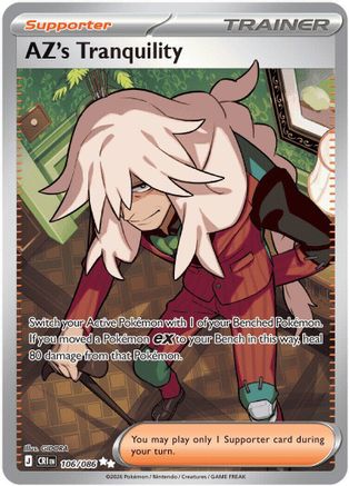 AZ's Tranquility 106/086  - Holofoil ME04 Chaos Rising