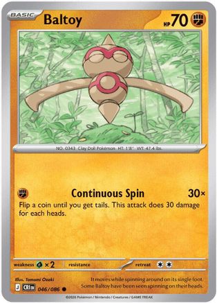 Baltoy 046  ME04 Chaos Rising