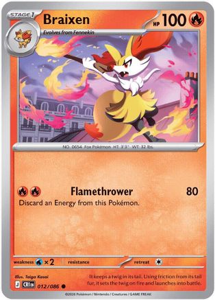 Braixen 012  ME04 Chaos Rising