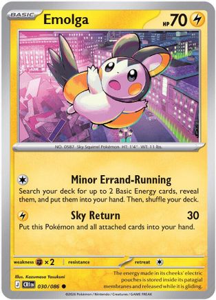 Emolga 030  ME04 Chaos Rising