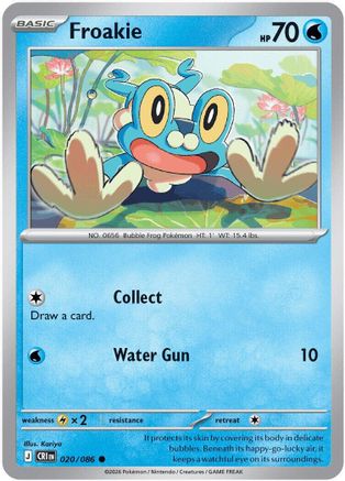 Froakie 020/086  ME04 Chaos Rising
