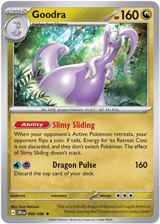 Goodra 068  - Holofoil ME04 Chaos Rising