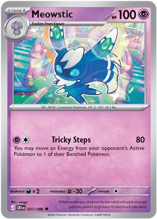 Meowstic 037  ME04 Chaos Rising