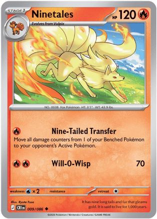 Ninetales 009  ME04 Chaos Rising