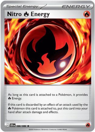 Nitro R Energy 086  - Reverse Holofoil ME04 Chaos Rising