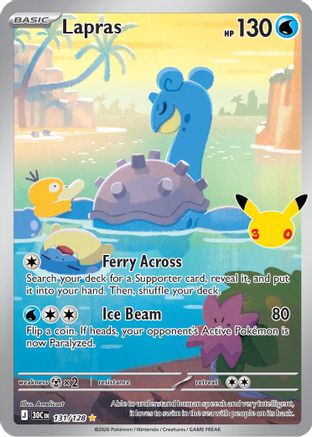 Lapras 131  - Holofoil ME 30th Celebration