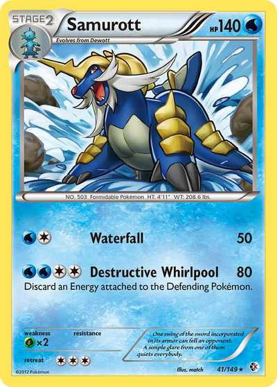 Samurott (41/149) [Black & White: Boundaries Crossed]