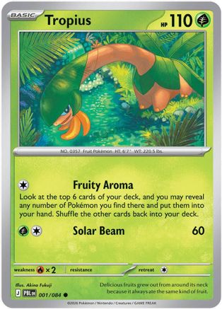 Tropius 001  ME05 Pitch Black