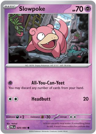 Slowpoke 029  ME05 Pitch Black