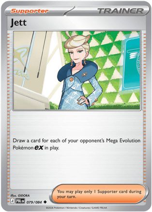 Jett 079  - Reverse Holofoil ME05 Pitch Black