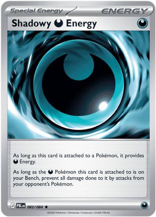 Shadowy Darkness Energy 083  - Reverse Holofoil ME05 Pitch Black