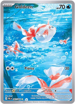 Goldeen 087/084  - Holofoil ME05 Pitch Black