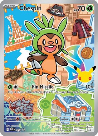 Chespin 058  - Holofoil First Partner Collection 2026