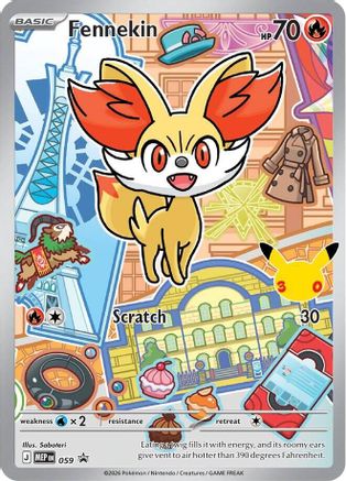Fennekin 059  - Holofoil First Partner Collection 2026