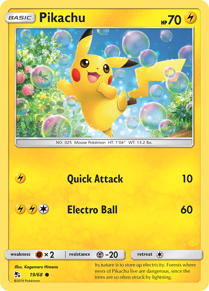 Pikachu (19/68) [Sun & Moon: Hidden Fates]