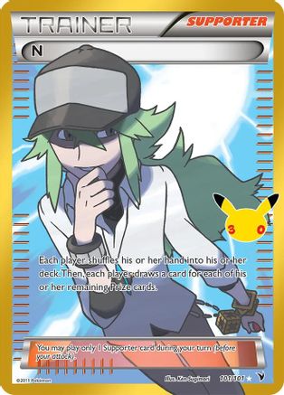N 101  - Holofoil ME 30th Celebration Classic Collection
