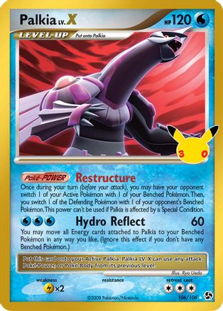 Palkia LV.X 106  - Holofoil ME 30th Celebration Classic Collection