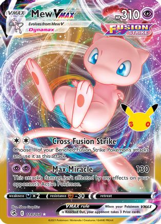 Mew VMAX 114  - Holofoil ME 30th Celebration Classic Collection