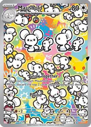 Maushold 146/128  - Holofoil ME 30th Celebration