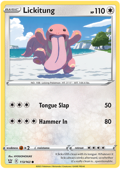 Lickitung (113/163) [Sword & Shield: Battle Styles]