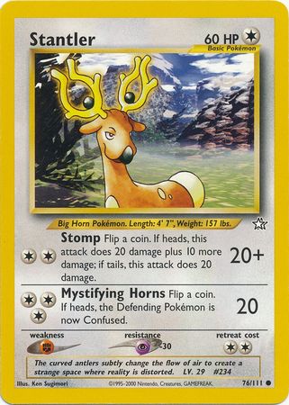 Stantler (76/111) [Neo Genesis Unlimited]