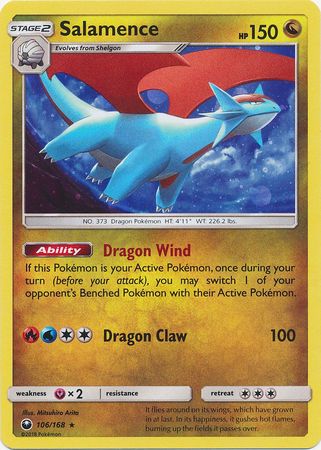 Salamence (106/168) (Cosmos Holo) [Sun & Moon: Celestial Storm]