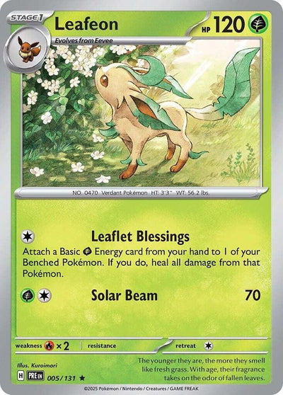 Leafeon (005/131) [Scarlet & Violet: Prismatic Evolutions]