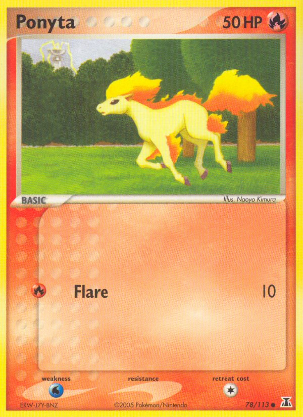 Ponyta (78/113) [EX: Delta Species]