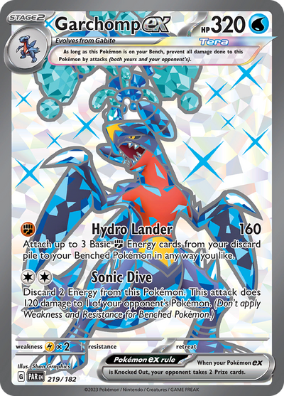 Garchomp ex (219/182) [Paradox Rift]